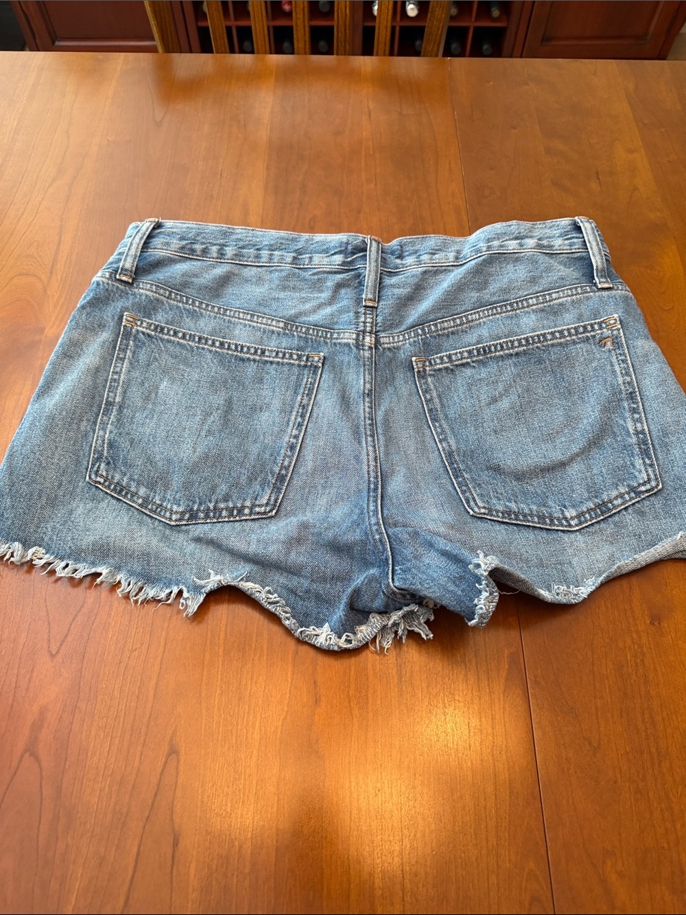 Madewell Light Blue Relaxed Denim Cutoff Shorts - Picture 5 of 5